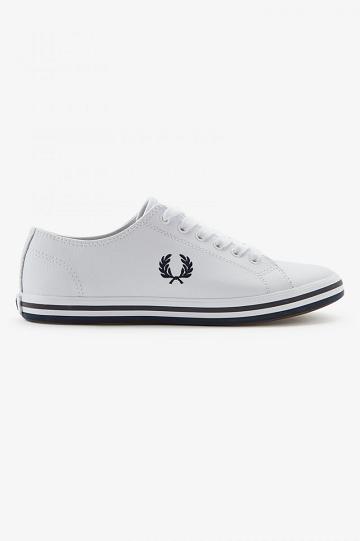 White Fred Perry Kingston Men's Shoes | PH 1145GSOL